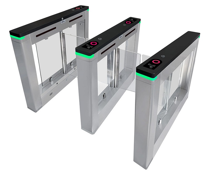 Турникет распашной центральный модуль, режим антипаника, корпус - нержавеющая сталь, ширина прохода&nbsp;&nbsp;900 мм,&nbsp;&nbsp;материал створок акрил, LED-индикация, питание АC 110 В / 220 В (50/60Гц), размеры 1200 х 150 х 980 мм.