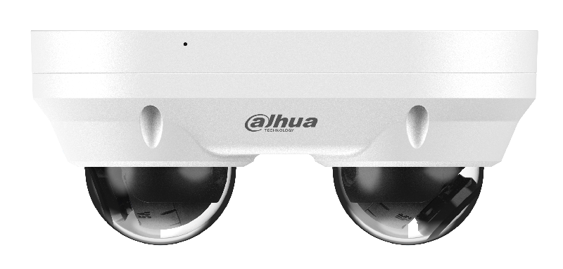 2х уличная купольная IP-видеокамера с ИИ, 1 канал: 1/2.7"" 4Мп CMOS, 4Мп@25 к/с, 0.006 лк @F1.6, 2.8мм, ИК-подсветка 30м, Led-подсветка: 20м, 2 канал: 1/2.7"" 4Мп CMOS, 4Мп@25 к/с, 0.006 лк @F1.6, 2.8мм, ИК-подсветка 30м, Led-подсветка: 20м, Сжатие H.265/H.264/MJPEG/H.265+/H.264+; WDR 120дБ. Видеоаналитика: SMD plus, охрана периметра. Интерфейсы: microSD до 256Гб, тревожные вх/вых: 1/1; аудиовх/вых: 1/1, встроенный микрофон. Защита: IP67, IK10; питание: DC12В/PoE+; корпус: металл