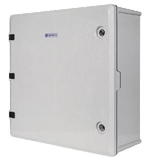 Композитный монтажный шкаф, Внутр. габариты 600х600х210мм, SMC композит, IK10, IP66, радиопрозрачный корпус, от -60 до +80 градусов. Комплектация: замок 2 шт, ключ 1 шт, монтажная плата 1шт, гермовводы (MG-25) 2 шт, усиленные петли, плотнительная резинка на корпусе. Вес: 10,8 кг