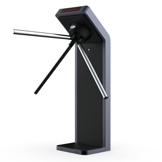 Электромеханический турникет имеет светодиодную подсветку корпуса , механическую антипанику,&nbsp;&nbsp;2 считывателя