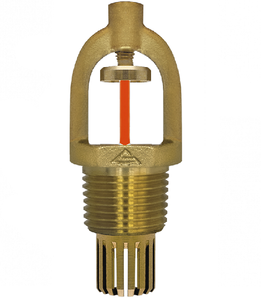 Спринклер ТРВ, вверх, колба 3мм, бронза, температура срабатывания 57°С
