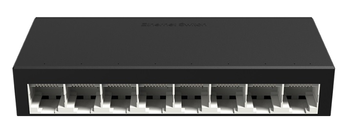 Коммутатор неуправляемый, 8х10/100/1000Мбит/с, DC5V 1A