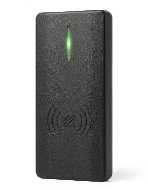 Считыватель бесконтактных карт стандарта Mifare, Wiegand 8...66, USB, чтение Mifare Classic 1K, 4K, Mifare Plus SE и Mifare Plus X, ISO14443A, ISO14443B, ISO15693(ICODE). Чтение UID карт и/или телефона с NFC (только для Android), Защищенный режим “Код объекта”, Защищенный режим чтения закрытой области; Поддержка 3-х уровней безопасности (Security Level 1,2,3), IP65, -30…+50ºC, 12-24В, 75мА, 105х47х20 мм.