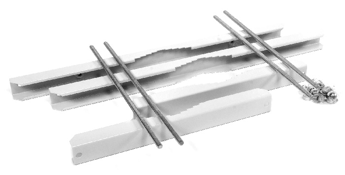 Комплект крепления двойной на столб для шкафов EMW шириной 600 мм