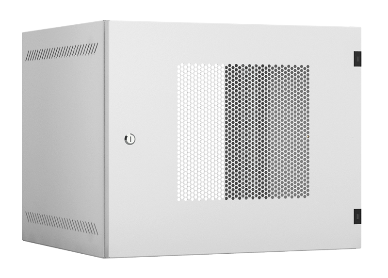 EC-WA-095450-W-P-GY - Настенный шкаф 19", 9U, перфорированная дверь, Ш540хВ440хГ500мм, 2 пары монтажных направляющих, сварной, серый Настенный шкаф 19", 9U, перфорированная дверь, Ш540хВ440хГ500мм, 2 пары монтажных направляющих, сварной, серый