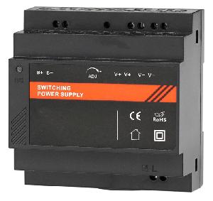 Блок бесперебойного питания 12 VDC/ 3 A, крепление на DIN-рейку, черный