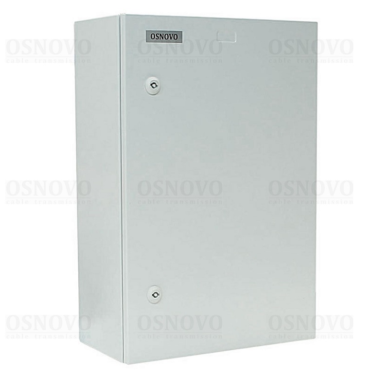 Уличный коммутатор с термостабилизацией на базе уличной станции OSNOVO OS-46T1. Порты: 6 x FE (10/100Base-T) с PoE (до 30W) + 2 x FE (10/100Base-T) с PoE (до 60W) + 1 x GE (10/100/1000Base-T) + 2 x GE SFP (1000Base-X). ССуммарный бюджет PoE до 240W.