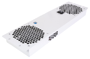 Модуль вентиляторный, 2 вентилятора с терморегулятором 3U