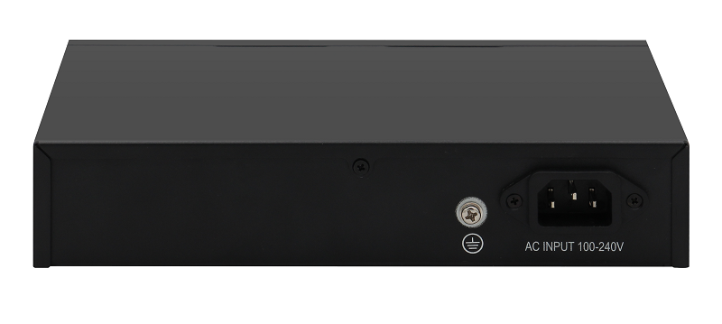 Коммутатор, неуправляемый, 8 PoE (802.3af/at) порта 1000Мбит/с, 7-8 порт до 250м cat6, 2 SFP порта 1000Мбит/с, PoE Watchdog, 120Вт