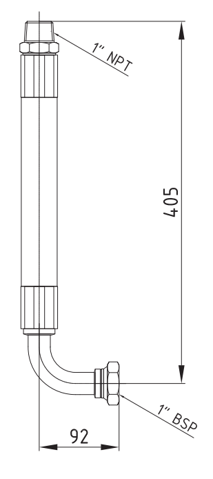 Рукав высокого давления предназначен для соединения модулей типа МПА-NVC1230 (8,16,32л) с трубопроводом. (402017)