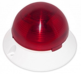 Сирена комбинированная, 12В, свет-20мА, звук 20мА 105дБ, пластмасовый корпус, 80х80х50 мм, IP56, -50...+55°С