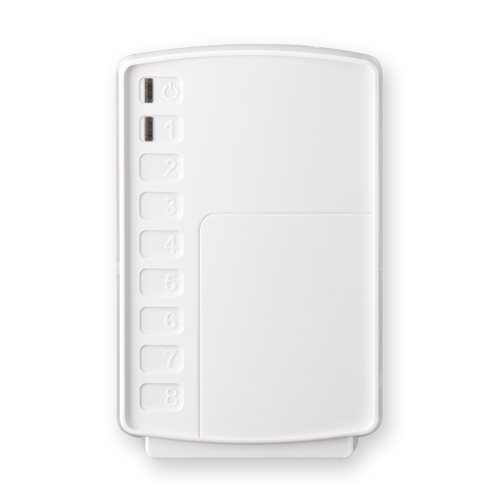 Блок сигнальных реле, 8 сигнальных реле с группами контактов на размыкание; работа в составе системы серии Pro (Астра-712 Pro, Астра-812 Pro, Астра-8945 Pro)