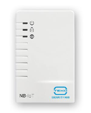 Абонентский контроллер для GSM-сигнализации Security Hub, подключение к серверу через Интернет и сети сотовой связи стандарта LTE Cat Nb1 (NB-IoT), контроль до 32 радиодатчиков системы Астра-РИ-М разных типов, 4 ШС, 6 выходов, вход ТМ