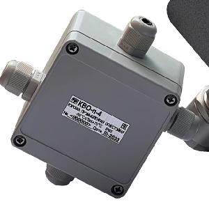 Коробка огнестойкая взрывозащищенная, два кабельных ввода PG9 в комплекте, клеммная колодка от 0,75 до 2,0 мм2, угловое расположение кабельных вводов