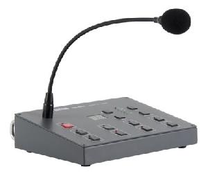 Микрофонная консоль на 512 зон/8 групп, RS-485, 1 мик./1 лин. вход, управление блоком PS-8208