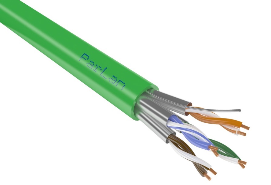 Низкотоксичный кабель ParLan U/FTP Cat6A PVCLS нг(А)-LSLTx 4х2х