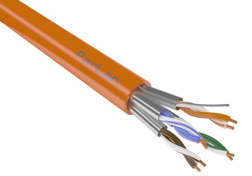 Безгалогенный кабель ParLan U/FTP Cat6A ZH нг(А)-HF 4х2х