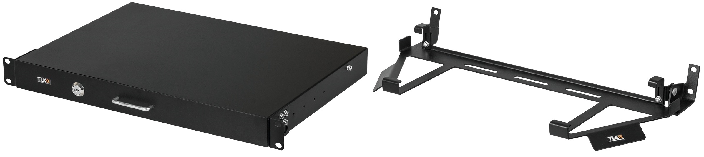 Клавиатурные полки выдвижную TLK-KB1 и откидывающуюся TLK-RCKBSB