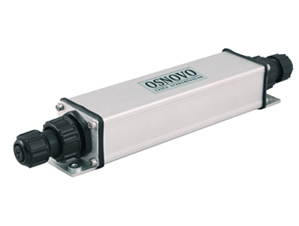 E-PoE/2W Уличный PoE удлинитель 10M/100M Fast Ethernet до 500м (до 22W) со встроенной грозозащитой 6kV. Степень защиты - IP65. Увеличение расстояния передачи данных + питание на 100м. 