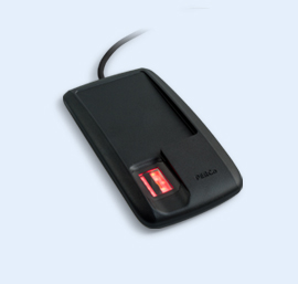 PERCo IR18 Биометрический контрольный считыватель со встроенным сканером отпечатков пальцев и RFID-считывателем карт доступа, интерфейс связи - USB