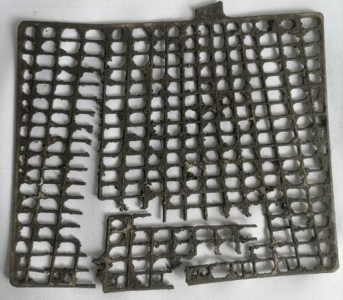 Изображение литой решетки по окончании срока службы