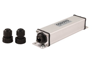 E-PoE/2GW Уличный PoE удлинитель 10/100/1000M Gigabit Ethernet до 500м (до 22W) со встроенной грозозащитой 6kV. Степень защиты - IP65. Увеличение расстояния передачи данных + питание на 100м